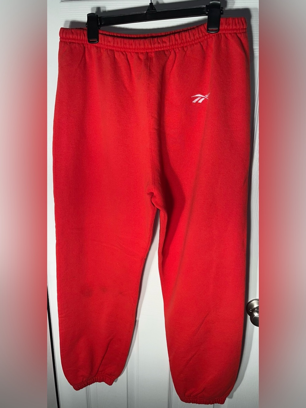 Men’s Vintage Reebok Red Sweatpants Size XL Made in USA